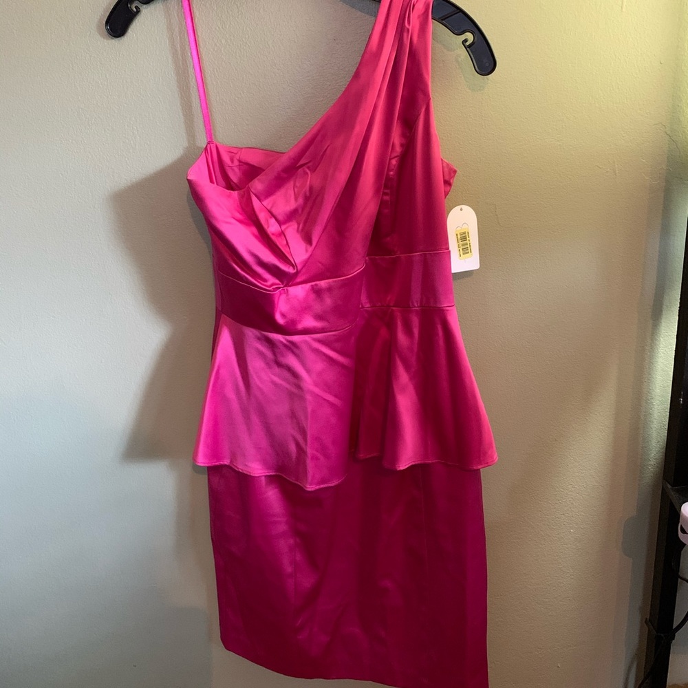 Jessica Simpson one shoulder Peplum style dress